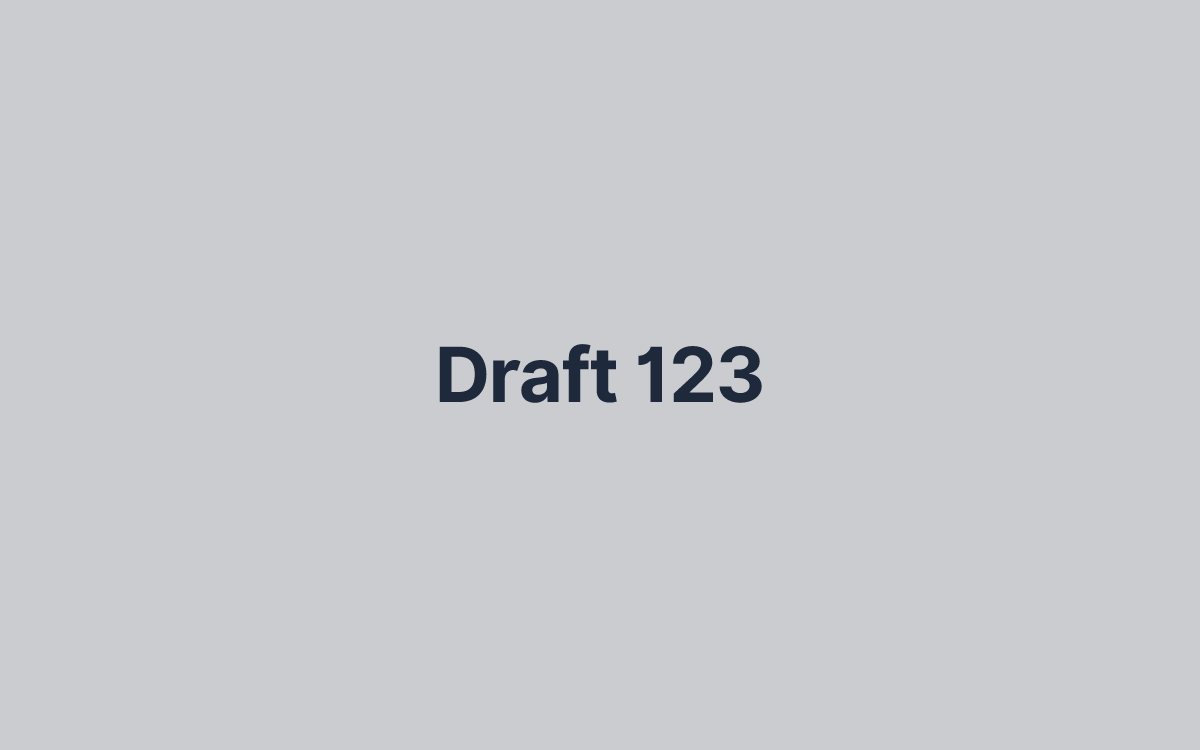 Draft 123